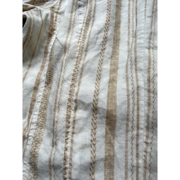 Liverpool Los Angeles Womens Open Front Blazer Jacket Cream Linen Sz L NWT - Picture 11 of 11